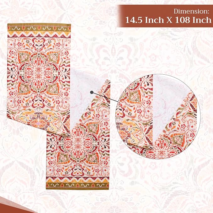 Maison d' Hermine Table Runner 100% Cotton 14.50" x 108" | Table Runners 108 - Image 4