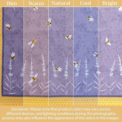 Maison d' Hermine Cloth Napkins Set of 4 100% Cotton Everyday Reusable Square Napkins Cloth Washable Dinner Wedding Restaurant Valentines Day Decorations Spring/Summer (Bees are Buzzing, 18" x 18")