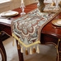 Thanksgiving Table Runner 94" Long Brown by Jiino