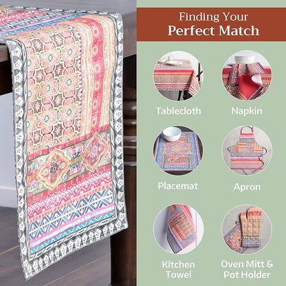 Maison d' Hermine Table Runner 100% Cotton 14.50" x 108" | Table Runners 108 - Image 5