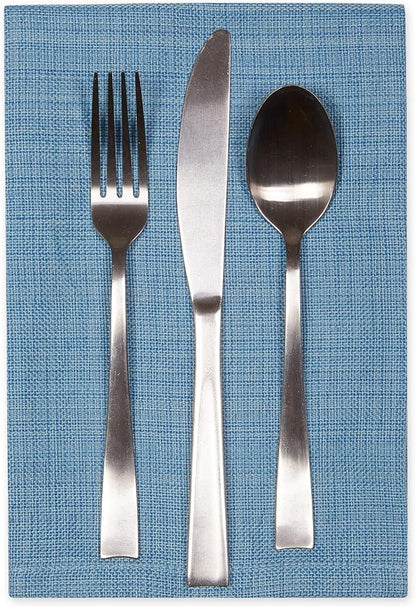 DII Variegated Tabletop Collection, Napkin Set, Light Blue, 6 Piece - Image 2