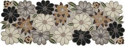 Lightnpro Floral Handmade Decorative Thanksgiving Christmas Beaded Table Runner - Image 2