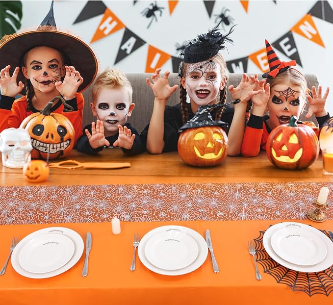 Snowkingdom Halloween Table Runner, Themed Party - Image 4