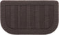 BEQHAUSE 30x18 Inch Kitchen Rug Mat Durable Kitchen Rugs Non-Slip Washable Absorbent Kitchen Mats for Floor Dirt-Resistant Semicircular Kitchen Mat (Brown)