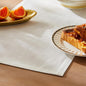 Rustic Cotton Linen Table Runner, 13x108 Inches Off White | Farmhouse Style by ZEEMARTONLINE