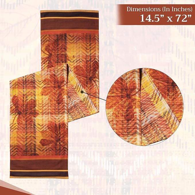 Maison d' Hermine Table Runner 100% Cotton 14.50" x 72" | Table Runners 72 - Image 4