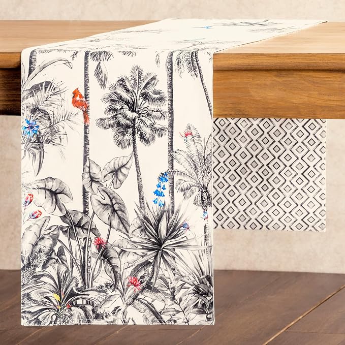 Maison d' Hermine Table Runner 100% Cotton 14.50" x 72" | Table Runners 72 - Image 8