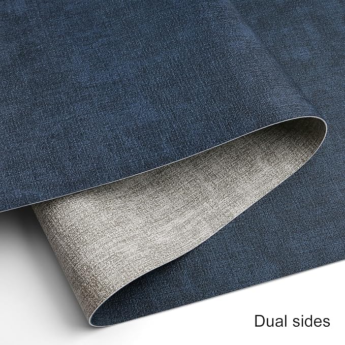 Table Runners 72 Inch Long, Dual-Sided Faux Leather Table Runner | Waterproof - Image 2