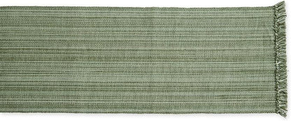 DII Variegated Tabletop Collection, Table Runner, Artichoke Green - Image 2