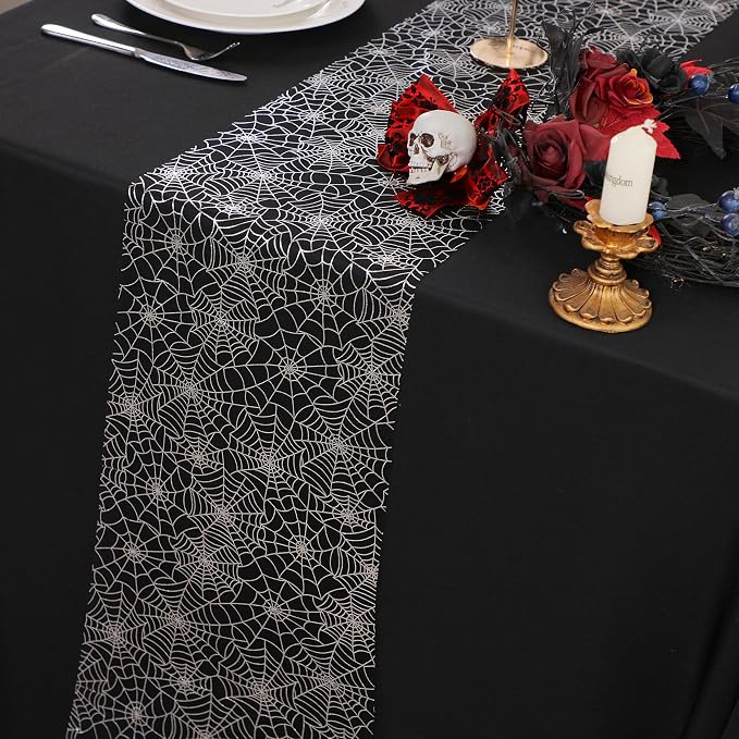 Snowkingdom Halloween Table Runner, Themed Party by Snowkingdom