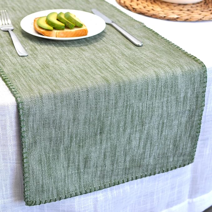 Textured Cloth Table Runner 90 inches Long - Image 8