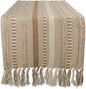 DII Farmhouse Braided Stripe Table Runner Collection by DII
