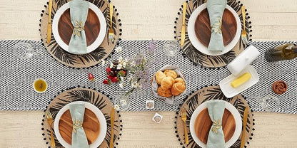 DII Woven Basics Collection 100% Cotton Knit Table Runner - Image 5