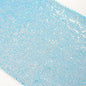 ShiDianYi Aqua Blue Sequin Table Runner 12''X72'' by ShiDianYi
