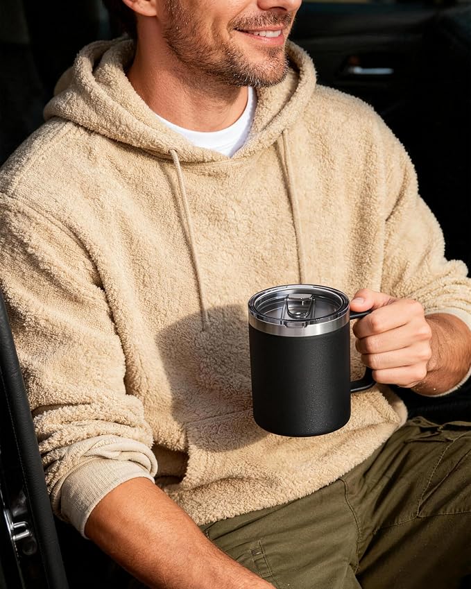 8 Pack 12oz Insulated Coffee Mug - Image 4