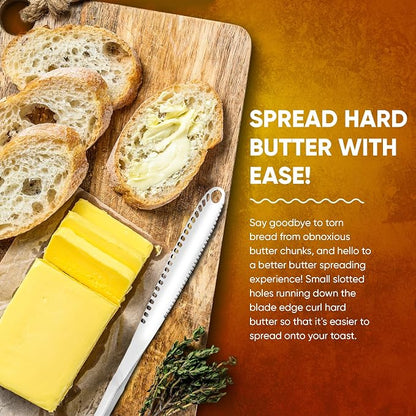 Stainless Steel Butter Spreader knife, Butter Knife - 3 in 1 Kitchen Gadgets - Image 5