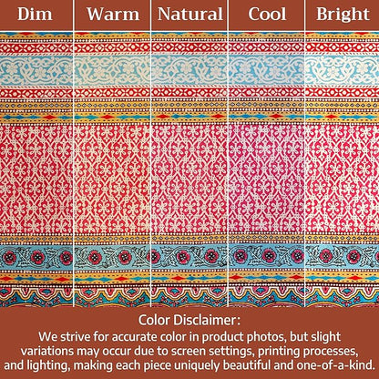 Maison d'Hermine Premium Table Cloth Round Table 100% Cotton 70 Inches Tablecloth Reusable Decorative Everyday Use for Dining Room, Farmhouse, Home, Party, Festive & Wedding - Lauris
