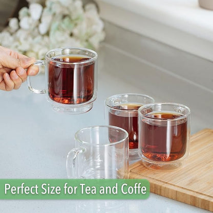 BTaT- Double Walled Stackable Espresso Cups, 5 oz, Double Wall Insulated - Image 8