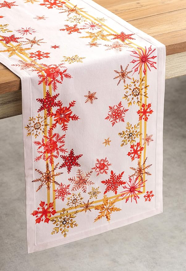 Maison d' Hermine Table Runner 100% Cotton 14.50" x 90" | Table Runners 90 - Image 5