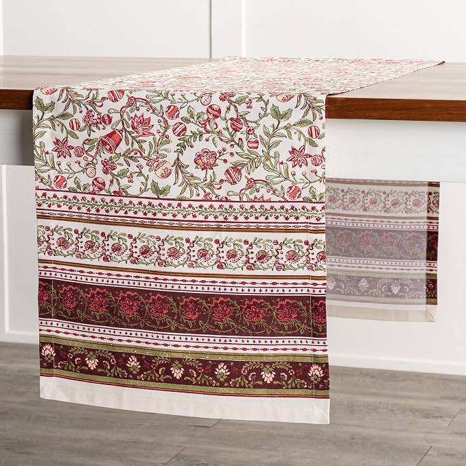 Maison d' Hermine Table Runner 100% Cotton 14.50" x 72" | Table Runners 72 - Image 8