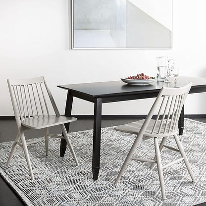 Safavieh Home Collection Wren Grey 19-inch Spindle Dining Chair (Set of 2)