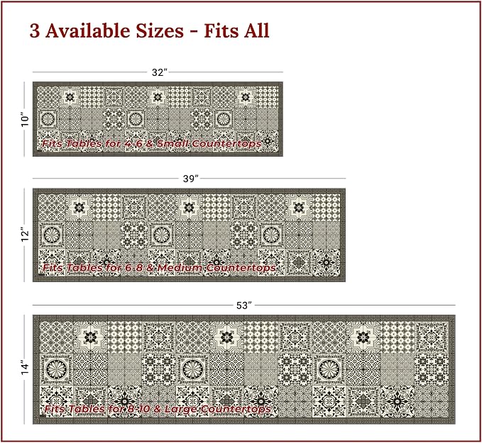 Heat Resistant Table Runner, 39 x 12 Inch - Image 4