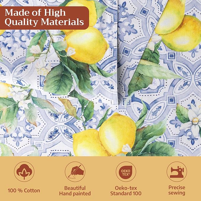 Maison d' Hermine Table Runner 100% Cotton 14.50" x 72" | Table Runners 72 - Image 3