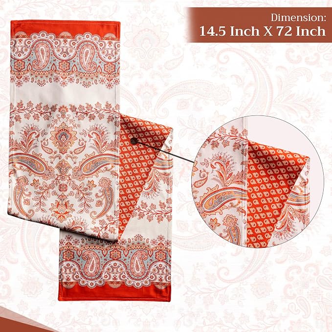 Maison d' Hermine Table Runner 100% Cotton 14.50" x 72" | Table Runners 72 - Image 4