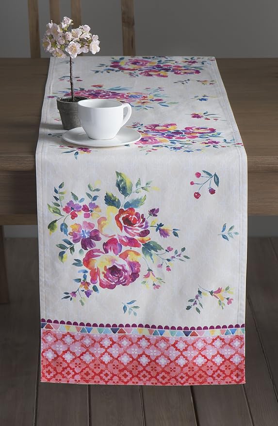 Maison d' Hermine Table Runner 100% Cotton 14.50" x 72" | Table Runners 72 - Image 9