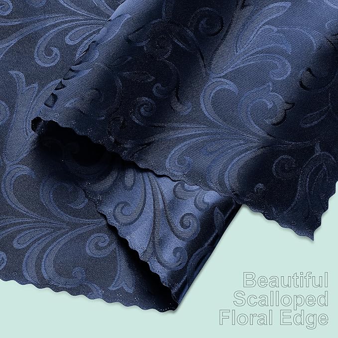 Damask Satin Table Runner, 12 x 108 Inch, 6 Pack | Bright Smooth Damask - Image 7