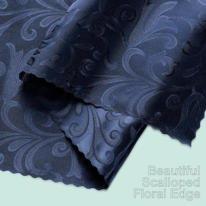 Damask Satin Table Runner, 12 x 108 Inch, 6 Pack | Bright Smooth Damask - Image 7