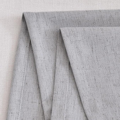 Wracra Linen Table Runner, Burlap Sliver Grey Table Runners 60 Inches Long | - Image 3