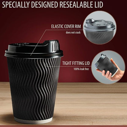 Primens Insulated Disposable Coffee Cups - Image 4