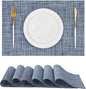 Leetaltree Deep Navy Woven Placemats Set of 6 by Leetaltree-ArtatEveryTable