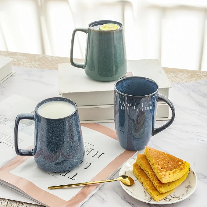 Large Ceramics Coffee Mugs, 24 OZ, - Image 5