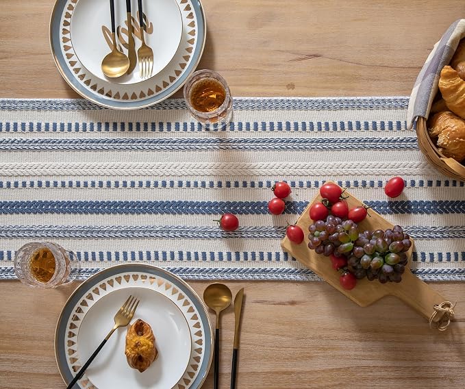 Caflife Boho Table Runner 108 Inchs Long, Dining Room Home Decor - Image 3