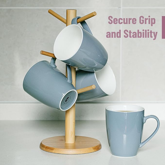 BTaT- Porcelain Coffee Mugs Set, 16 Ounces, 4 Pack, Restaurant Cups - Image 5