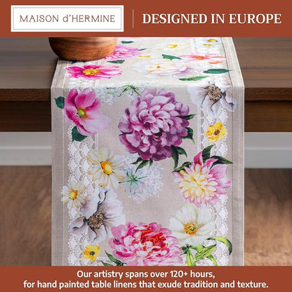 Maison d' Hermine Table Runner 100% Cotton 14.50" x 72" | Table Runners 72 - Image 2