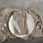 Efavormart 5 Pack 24"x19" Natural Matte Gauze Cheesecloth Napkins, Scandi-Boho by efavormart