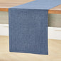 Solino Home 100% Pure Linen Table Runner Blue Denim, Athena 14 x 108 in | Table by SolinoHome