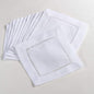 SARO LIFESTYLE Hemstitched Border Cocktail Napkin by SaroLifestyle