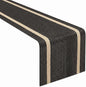 FAVE Woven Vinyl Table Runner 72x12 Inches Heat Resistant Table Runner | by FAVE