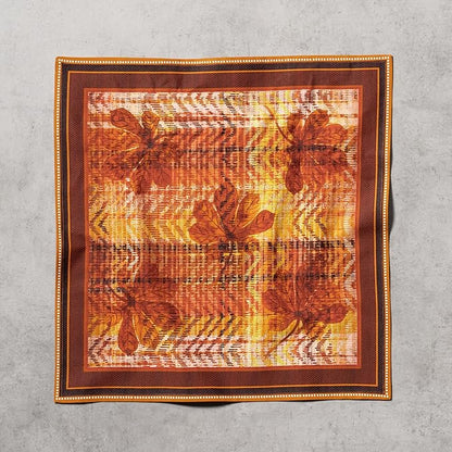 Maison d' Hermine Cloth Napkins Set of 4 100% Cotton for Thanksgiving Christmas Decorations Everyday Reusable Square Fall Napkins Cloth Washable Dinner Party (Thanksgiving Tartan, 20"x20")