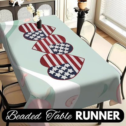 Independence Day 4th of July Patriotic Theme American Flag Table Runner - Image 6