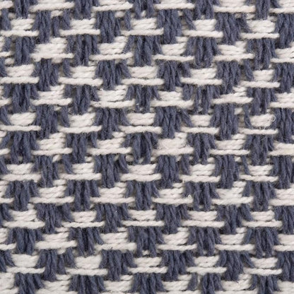 DII Woven Basics Collection 100% Cotton Knit Table Runner, French Blue - Image 2