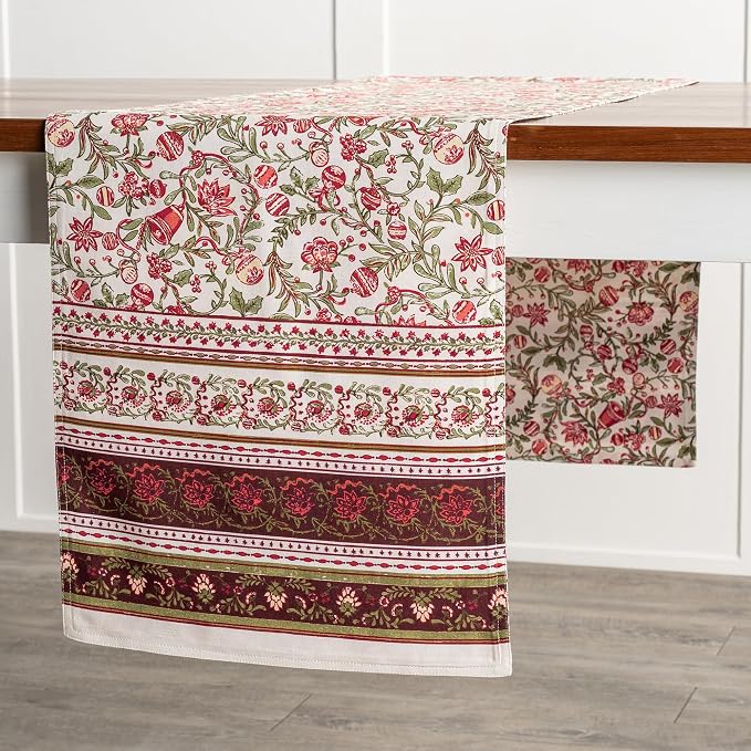 Maison d' Hermine Table Runner 100% Cotton 14.50" x 72" | Table Runners 72 - Image 8