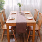 Soft Caddice Faux Linen Table Runner 2 Piece Fabric in 1 by NATUS+WEAVER