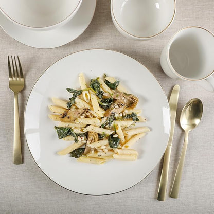 Gibson Home Ogalla 30 Piece Plates, & Mugs Dinnerware Set - Image 4