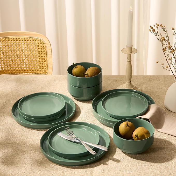 Ceramic Dinnerware Set, 12-Piece Service - Image 3