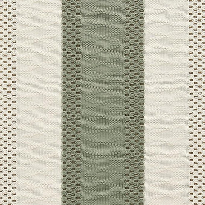 Macrame Style Bicolor Stitching Table Runner 14x90in Green | Woven Boho Table - Image 6
